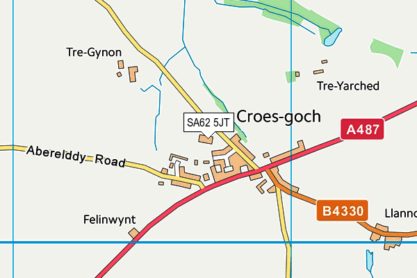 Ysgol Gymunedol Croesgoch map (SA62 5JT) - OS VectorMap District (Ordnance Survey)