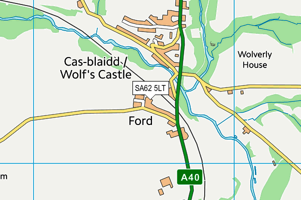 SA62 5LT map - OS VectorMap District (Ordnance Survey)