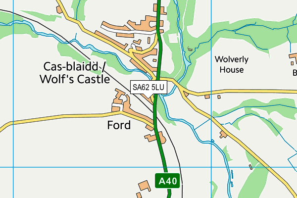 SA62 5LU map - OS VectorMap District (Ordnance Survey)