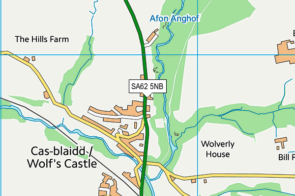 SA62 5NB map - OS VectorMap District (Ordnance Survey)