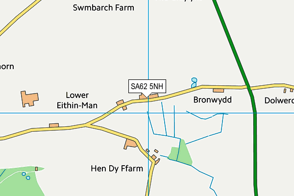 SA62 5NH map - OS VectorMap District (Ordnance Survey)