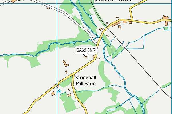 SA62 5NR map - OS VectorMap District (Ordnance Survey)