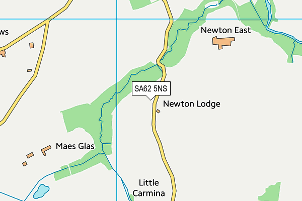 SA62 5NS map - OS VectorMap District (Ordnance Survey)