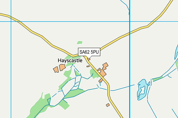 SA62 5PU map - OS VectorMap District (Ordnance Survey)