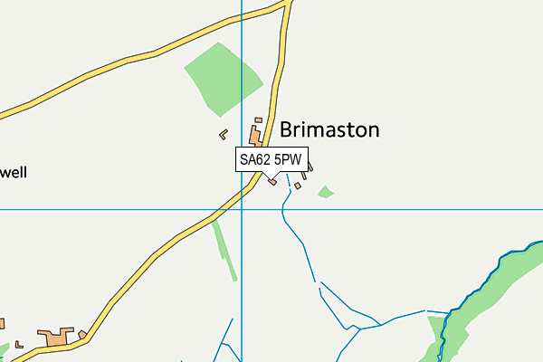 SA62 5PW map - OS VectorMap District (Ordnance Survey)