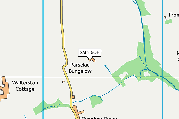 SA62 5QE map - OS VectorMap District (Ordnance Survey)