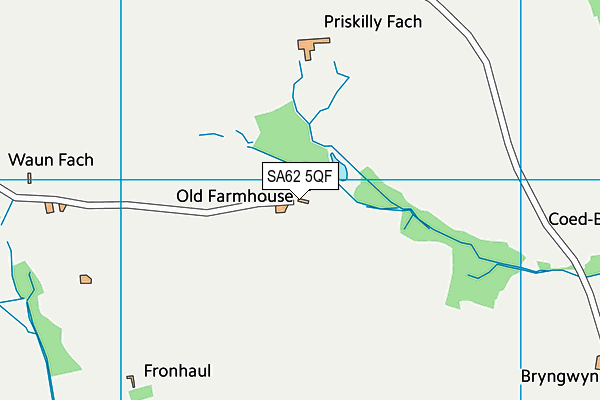 SA62 5QF map - OS VectorMap District (Ordnance Survey)