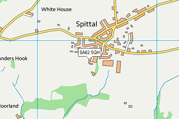 SA62 5QH map - OS VectorMap District (Ordnance Survey)
