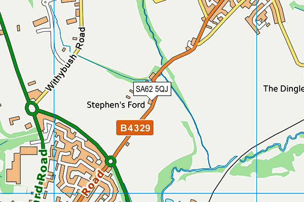 SA62 5QJ map - OS VectorMap District (Ordnance Survey)