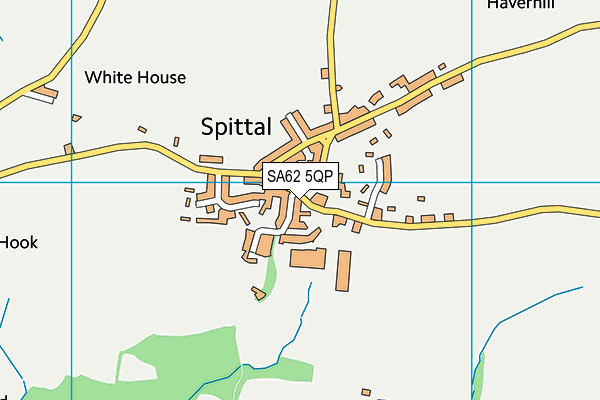 SA62 5QP map - OS VectorMap District (Ordnance Survey)