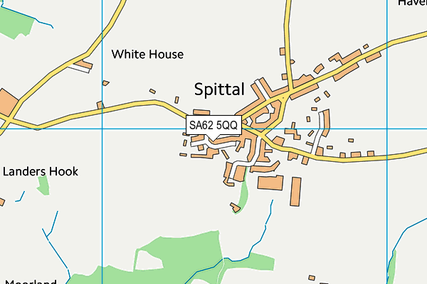 SA62 5QQ map - OS VectorMap District (Ordnance Survey)