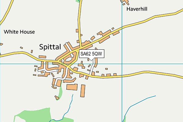 SA62 5QW map - OS VectorMap District (Ordnance Survey)