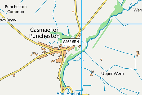 SA62 5RN map - OS VectorMap District (Ordnance Survey)