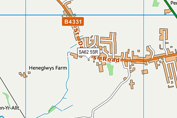 SA62 5SR map - OS VectorMap District (Ordnance Survey)