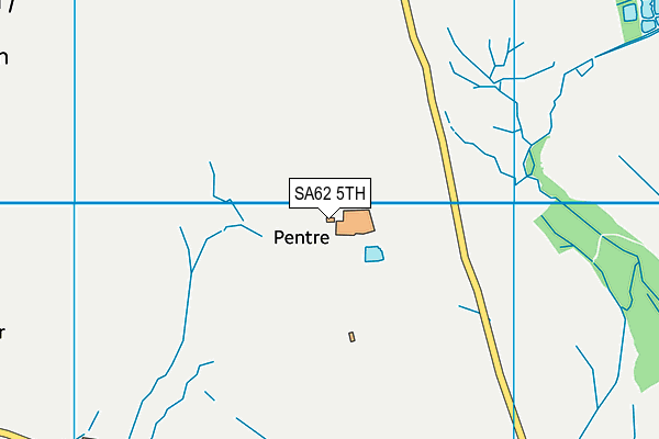 SA62 5TH map - OS VectorMap District (Ordnance Survey)