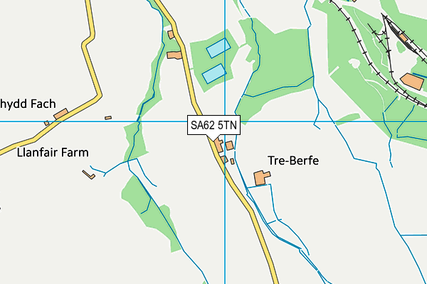 SA62 5TN map - OS VectorMap District (Ordnance Survey)