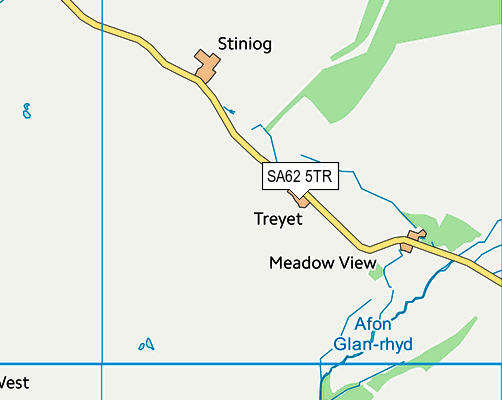 SA62 5TR map - OS VectorMap District (Ordnance Survey)