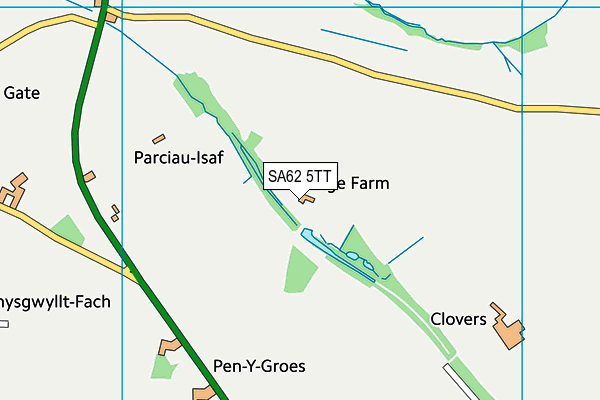 SA62 5TT map - OS VectorMap District (Ordnance Survey)