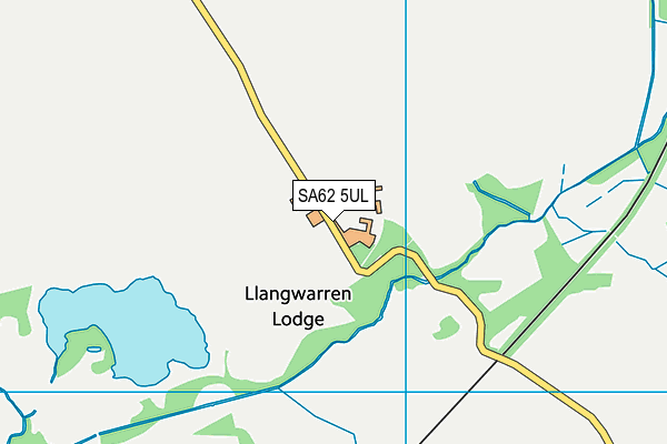 SA62 5UL map - OS VectorMap District (Ordnance Survey)