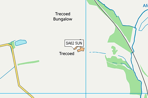 SA62 5UN map - OS VectorMap District (Ordnance Survey)