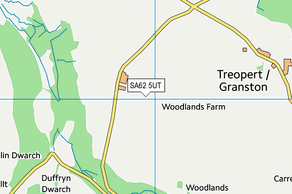 SA62 5UT map - OS VectorMap District (Ordnance Survey)