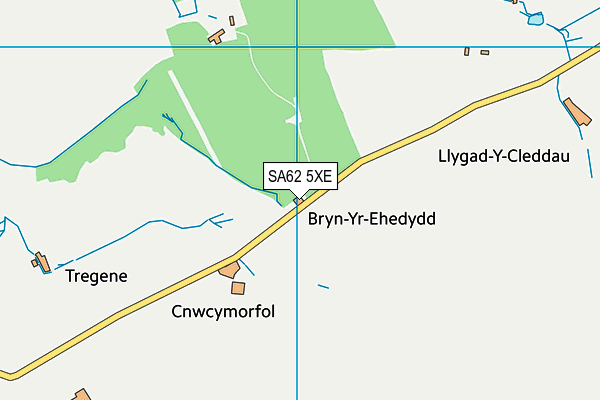 SA62 5XE map - OS VectorMap District (Ordnance Survey)