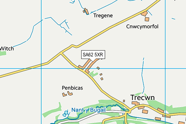 SA62 5XR map - OS VectorMap District (Ordnance Survey)