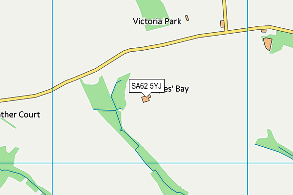 SA62 5YJ map - OS VectorMap District (Ordnance Survey)