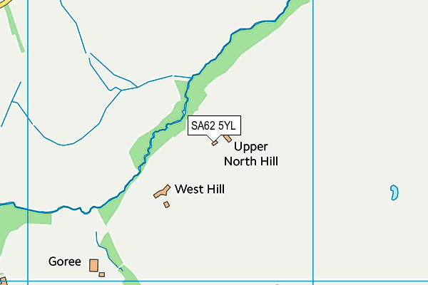 SA62 5YL map - OS VectorMap District (Ordnance Survey)