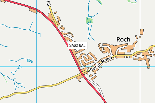 SA62 6AL map - OS VectorMap District (Ordnance Survey)