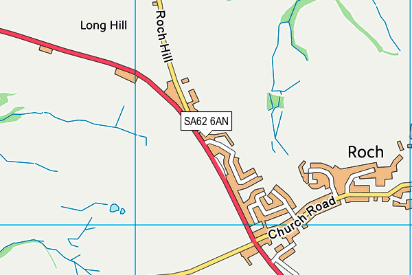 SA62 6AN map - OS VectorMap District (Ordnance Survey)