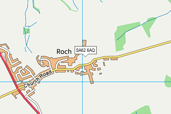 SA62 6AQ map - OS VectorMap District (Ordnance Survey)