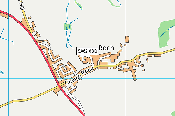 SA62 6BQ map - OS VectorMap District (Ordnance Survey)