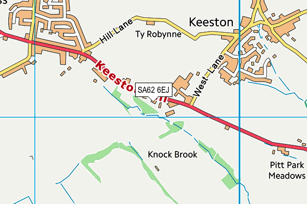 SA62 6EJ map - OS VectorMap District (Ordnance Survey)