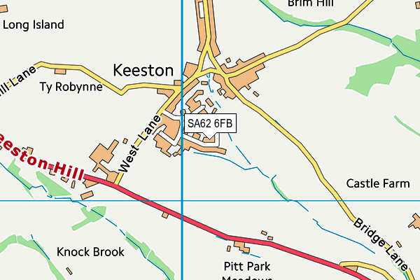 SA62 6FB map - OS VectorMap District (Ordnance Survey)