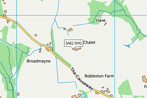 SA62 6HG map - OS VectorMap District (Ordnance Survey)