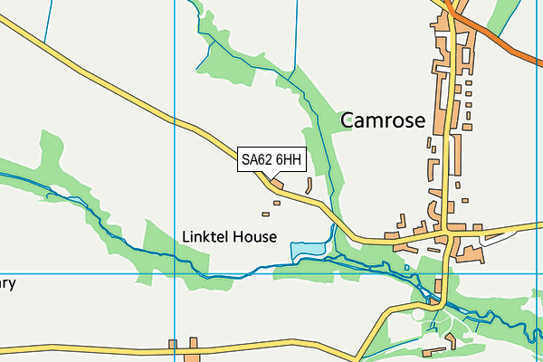 SA62 6HH map - OS VectorMap District (Ordnance Survey)