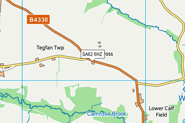 SA62 6HZ map - OS VectorMap District (Ordnance Survey)