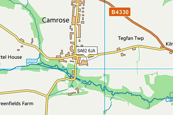 SA62 6JA map - OS VectorMap District (Ordnance Survey)