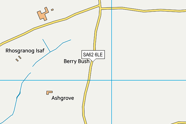 SA62 6LE map - OS VectorMap District (Ordnance Survey)