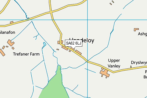 SA62 6LJ map - OS VectorMap District (Ordnance Survey)