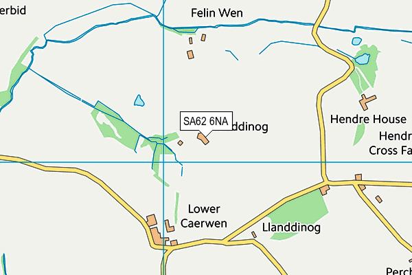 SA62 6NA map - OS VectorMap District (Ordnance Survey)