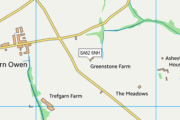 SA62 6NH map - OS VectorMap District (Ordnance Survey)