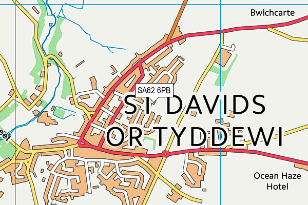 SA62 6PB map - OS VectorMap District (Ordnance Survey)