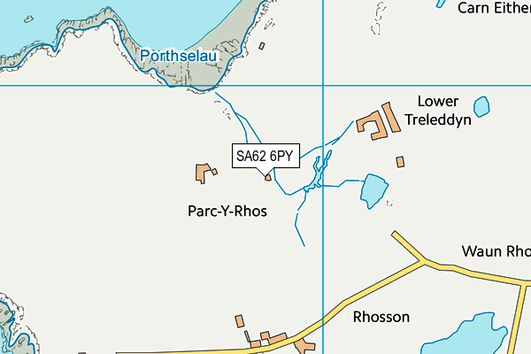 SA62 6PY map - OS VectorMap District (Ordnance Survey)