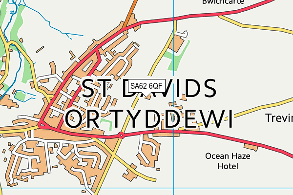 SA62 6QF map - OS VectorMap District (Ordnance Survey)