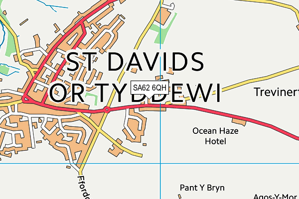 Ysgol yr Eglwys yng Nghymru Penrhyn Dewi map (SA62 6QH) - OS VectorMap District (Ordnance Survey)