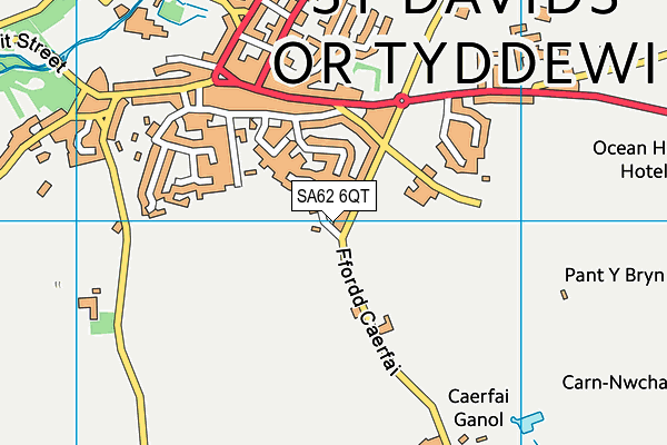 SA62 6QT map - OS VectorMap District (Ordnance Survey)