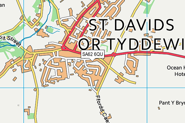 SA62 6QU map - OS VectorMap District (Ordnance Survey)