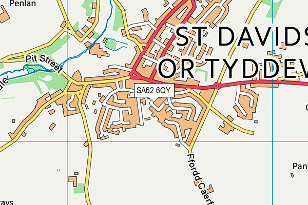 SA62 6QY map - OS VectorMap District (Ordnance Survey)